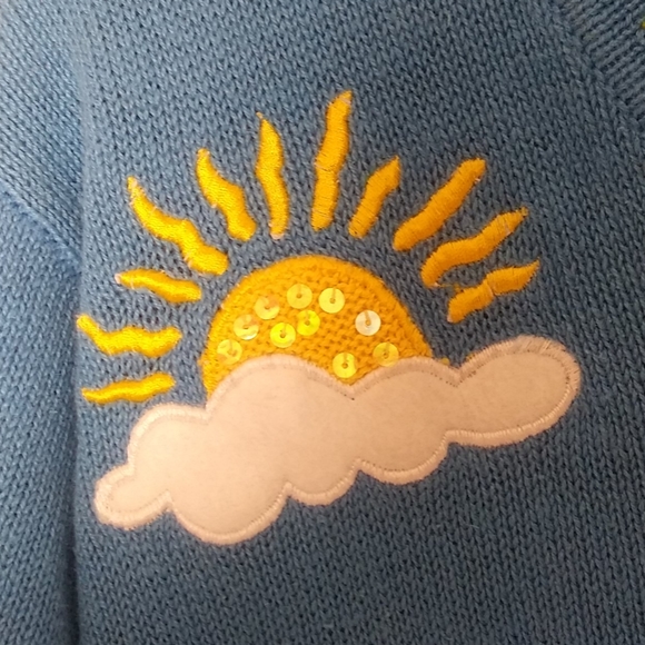 Quacker Factory Hand Detailed Cardigan Vintage FREE w/any Sweater Purchase - Picture 8 of 16